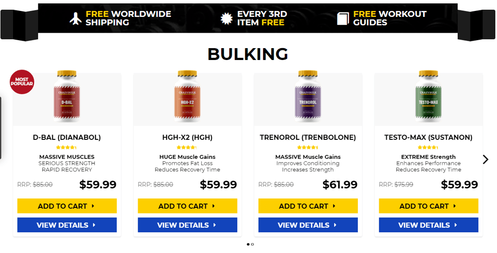 Legal Steroids Bulking Stack